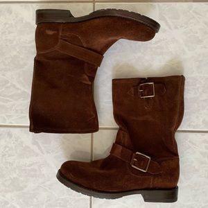 Frye brown suede boots size 8 $300 Free People